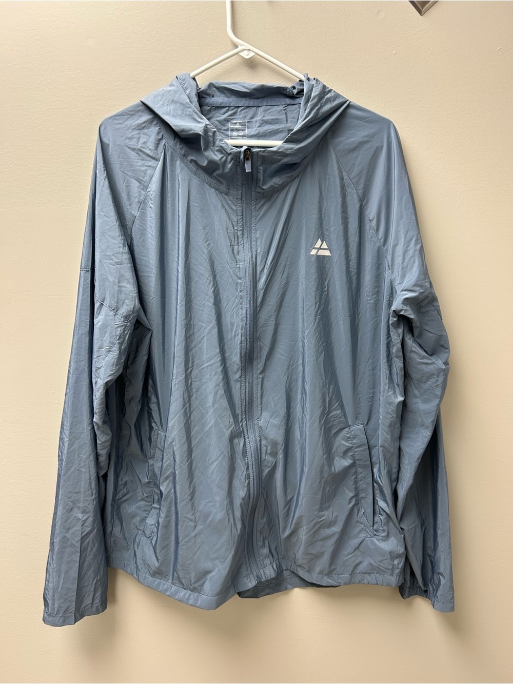 Danish Endurance Men’s Blue Hooded Windbreaker Jacket